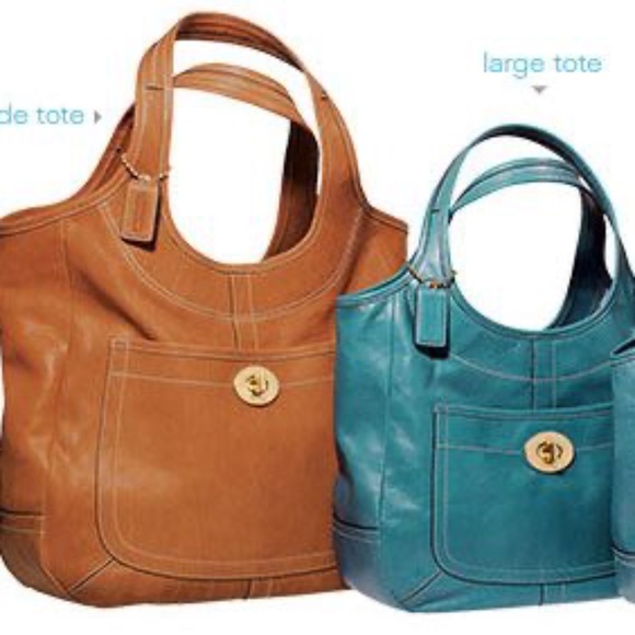 Coach Maude Natural XXL Ergo Tote Overnight Carryall & French Frame Wallet - Picture 16 of 16